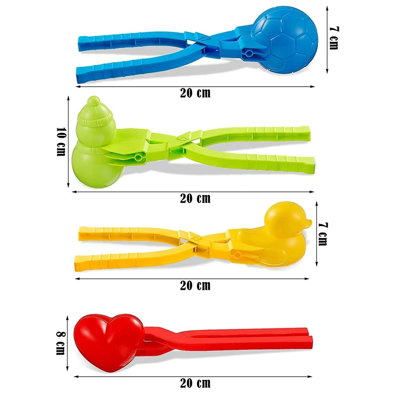 4 шт. Набор для изготовления снежных игрушек