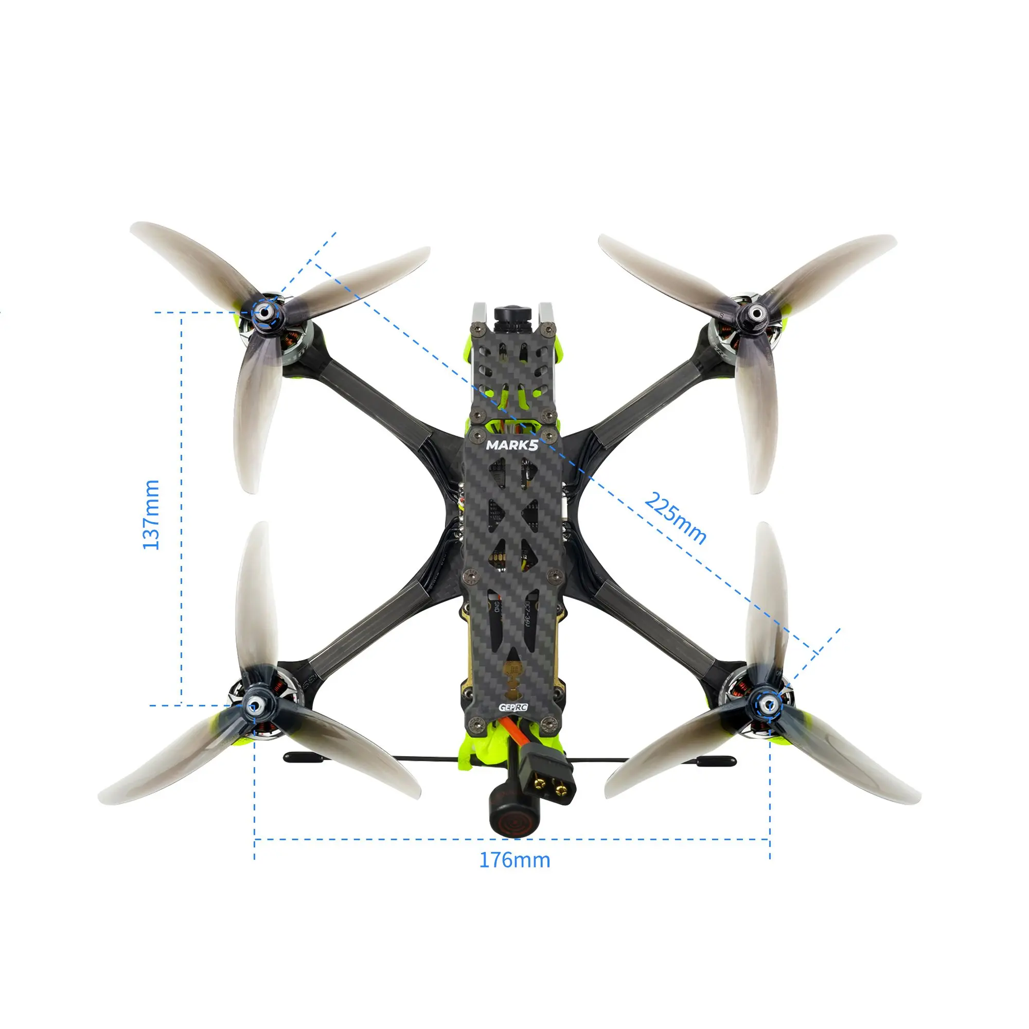 GEPRC MARK5 HD DJI AIR UNIT and Vista Freestyle FPV Drone 4S 6S With TBS Receiver Mark 5 Quadcopter Dron |