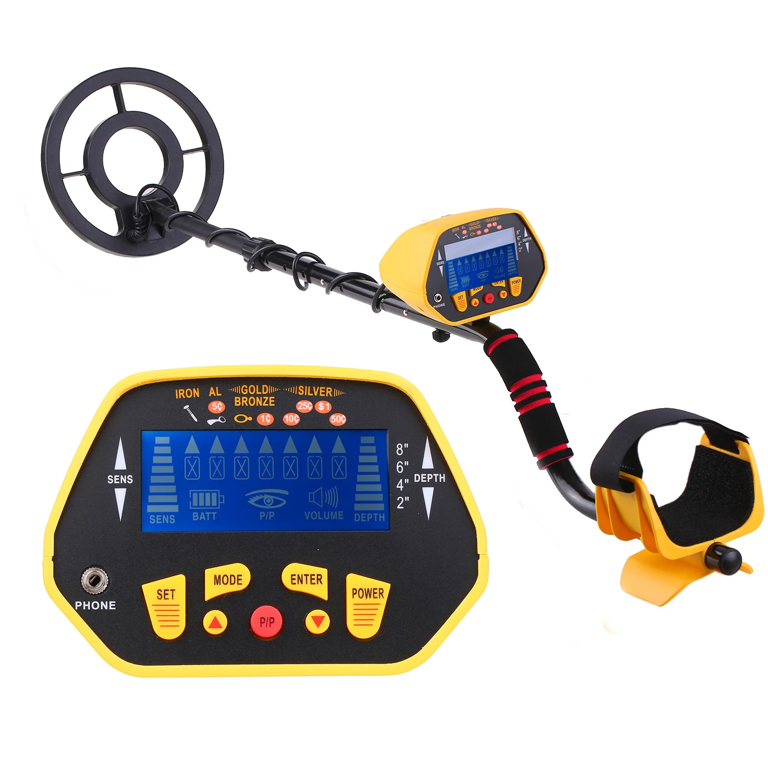 

GC1028 Metal Detector Gold Underground Treasure Hunting tester