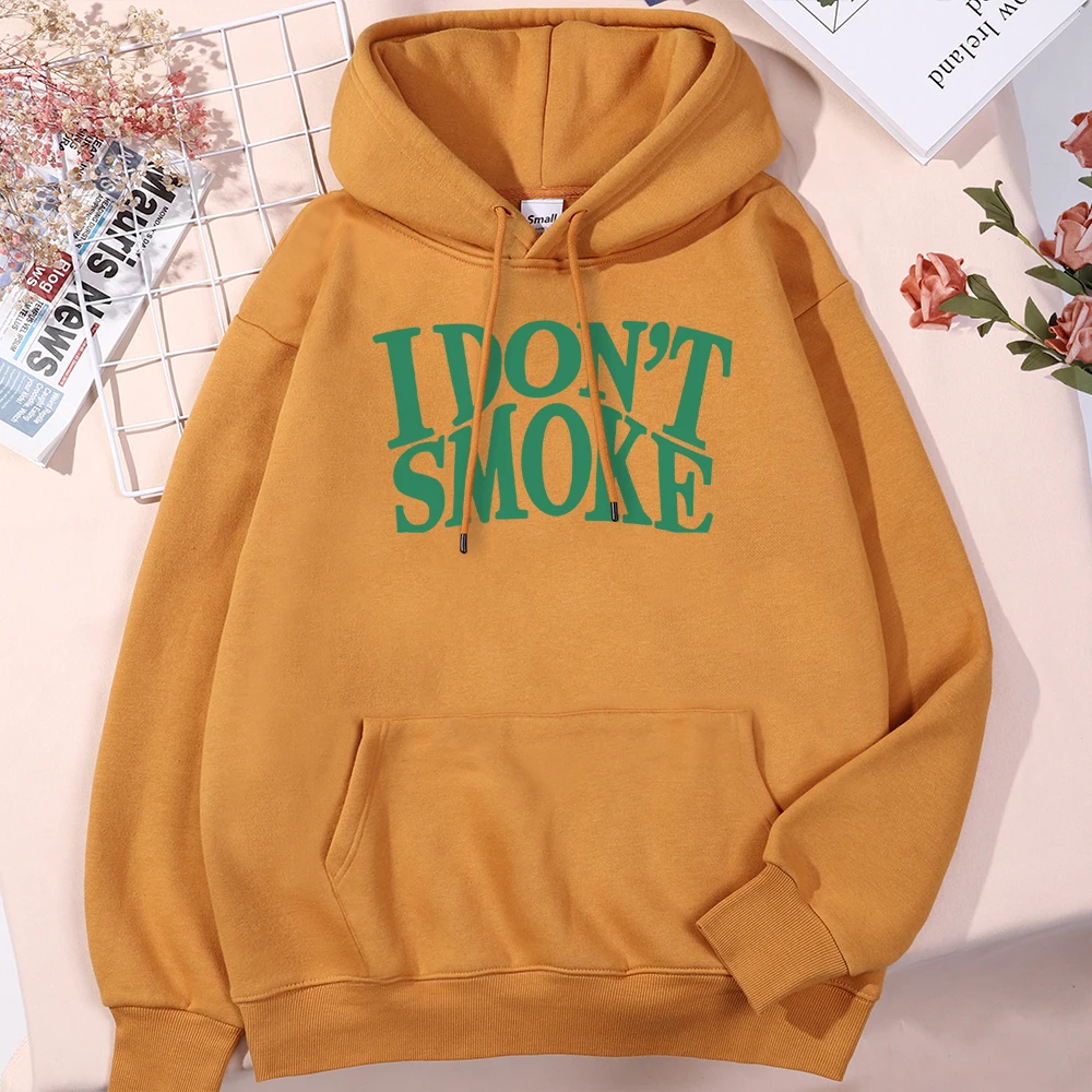 

I Don'T Smoke Printing Male Hoodie Quality Graphics Hoodies Simplicity Comfortable Clothes Fashion Oversized Tracksuit For Men