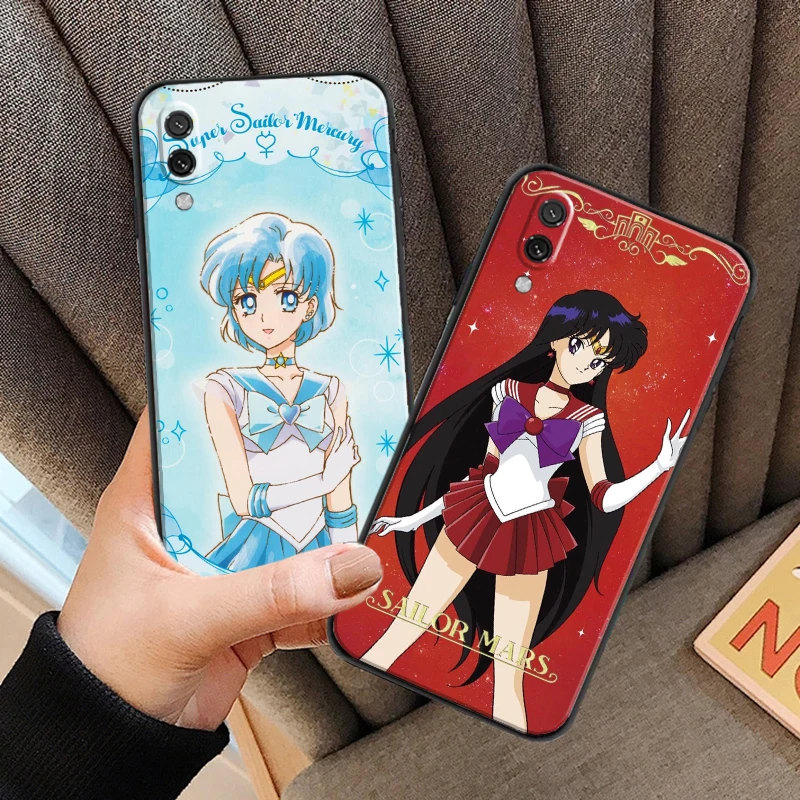 

Bandai Sailor Moon Anime For Xiaomi Mi 11 Lite Phone Case Back Funda Silicone Cover Black