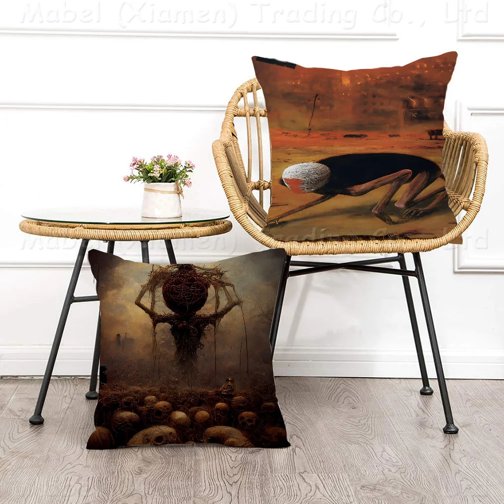 Zdzislaw Beksinski наволочка гостиная диван домашний декор по индивидуальному заказу