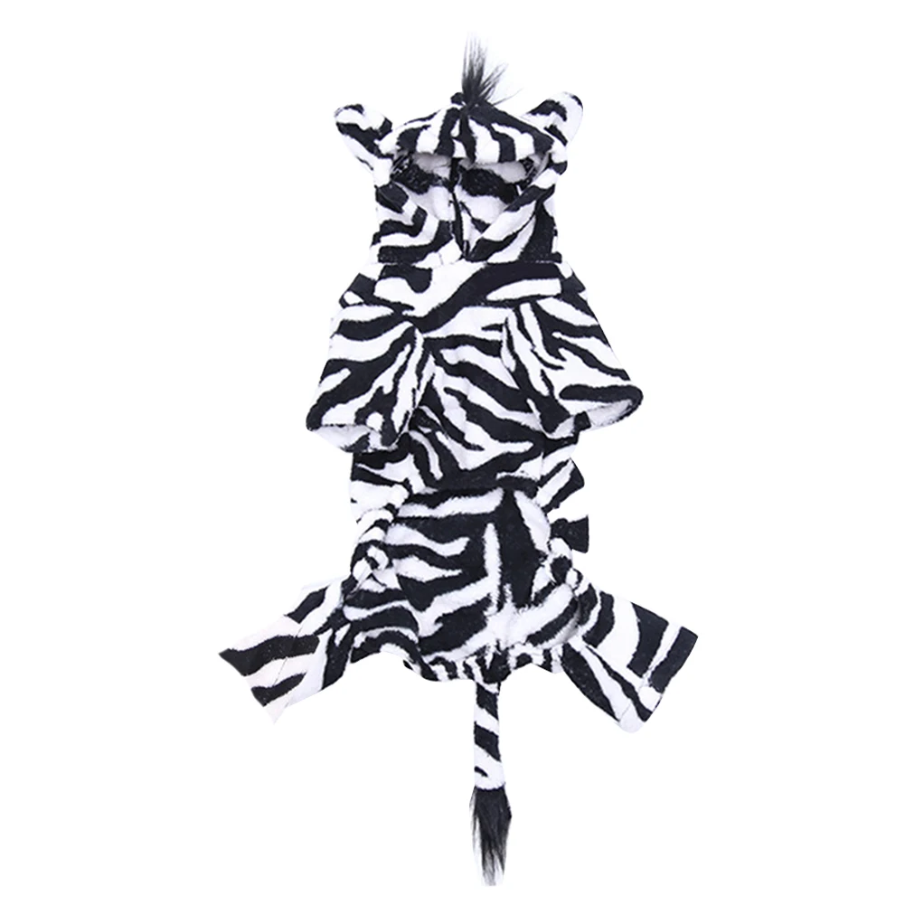 

Hoodie Daily Funny Cat Party Pet Supplies Cute Puppy Soft Autumn Winter Zebra Costume Dog Clothes Thickened Warm Gift