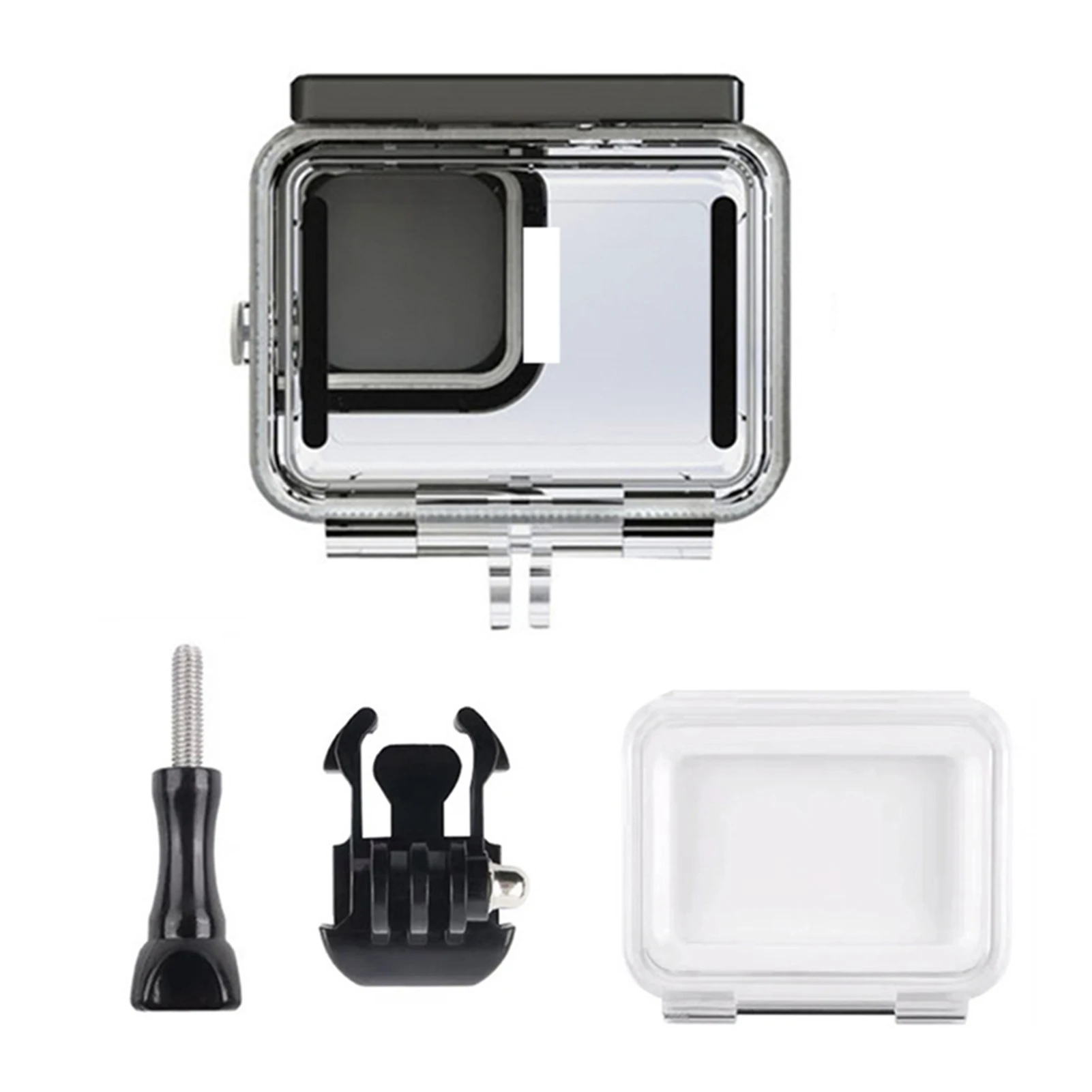 

Outdoor Travel Surfing Sports Camera Swimming Transparent Underwater Diving 50M Lightweight Waterproof Housing For Gopro Hero 9