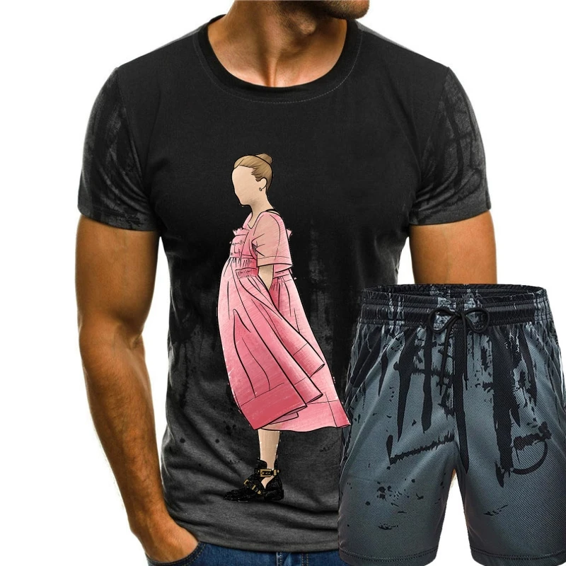 

Теплая синяя хлопковая Мужская футболка Killing Eve с карикатурой