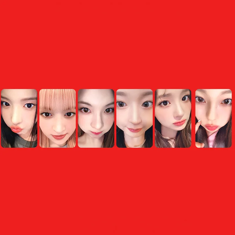 6 шт./компл. Idol Girl NMIXX Lomo Card Высокое качество Новый альбом MMT LILY HAEWON SULLYOON