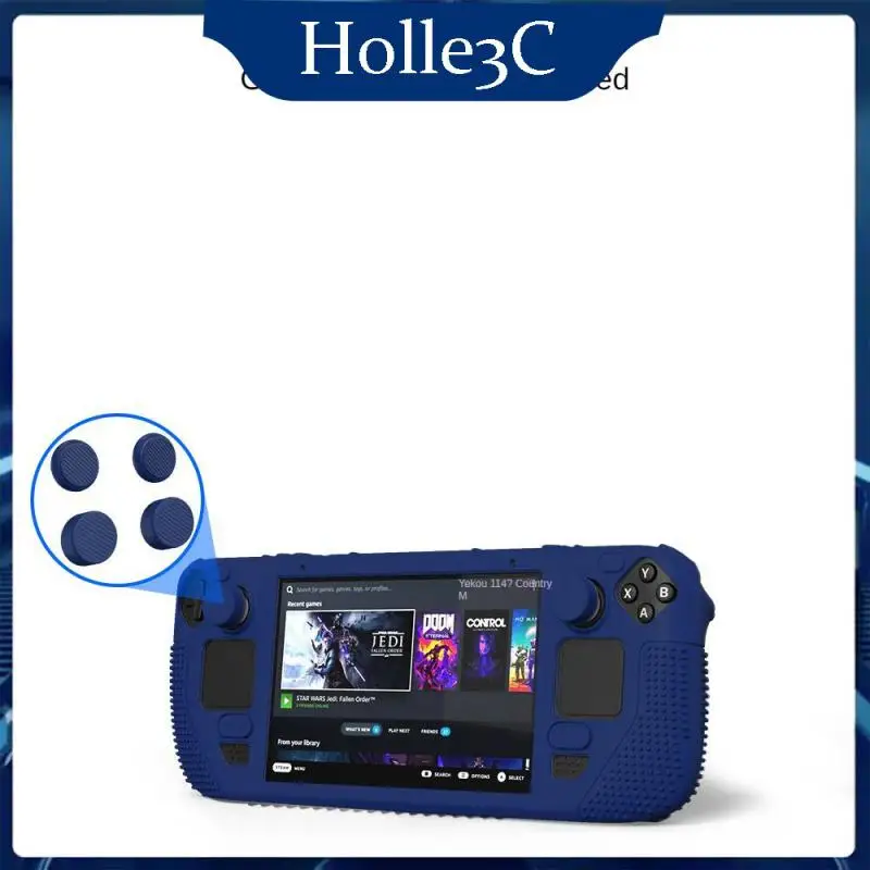 

Non-slip Anti-fall Cover Explosion-proof Dust-proof Game Console Cover V4-1 Red Comfortable Grip Silicone Case Anti-fall