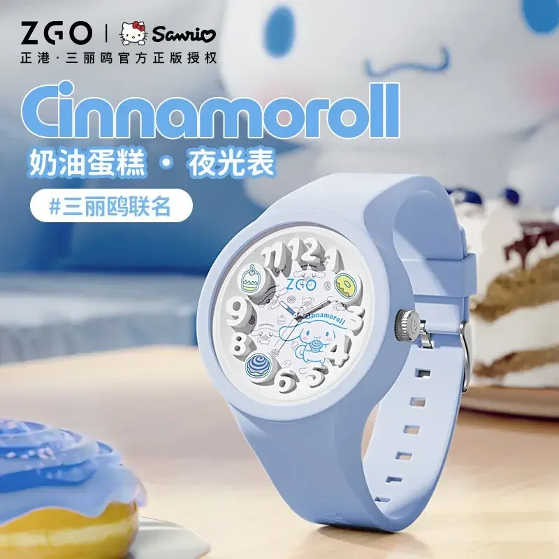 ZGO Sanrio Cinnamoroll Joint водонепроницаемые спортивные часы для девочек подарки на день