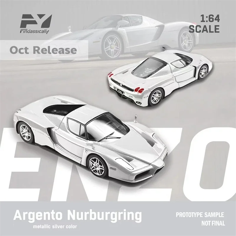 Findclassic FY 1:64 Enzo красная/белая/желтая ограниченная модель автомобиля под давлением