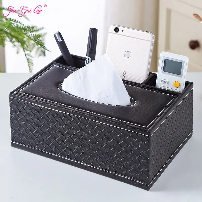 

PU Leather Tissue Boxes tissue box Storage box Tissue case Napkin box napkin organizer Home Storage Organization E003