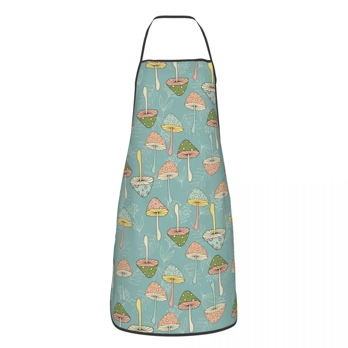 

Mushroom Polyester Apron 52*72cm Cuisine Grill Baking Bib Tablier Cooking Home Cleaning Pinafores for Adult Chef