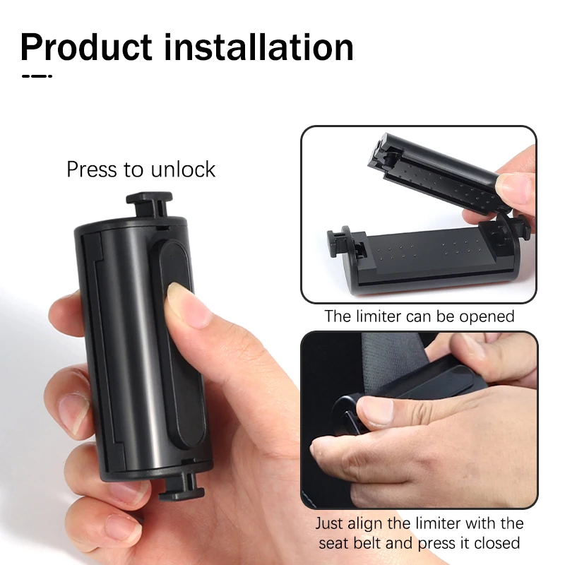 Автомобильный ограничитель регулировки ремня безопасности пряжка фиксирующий