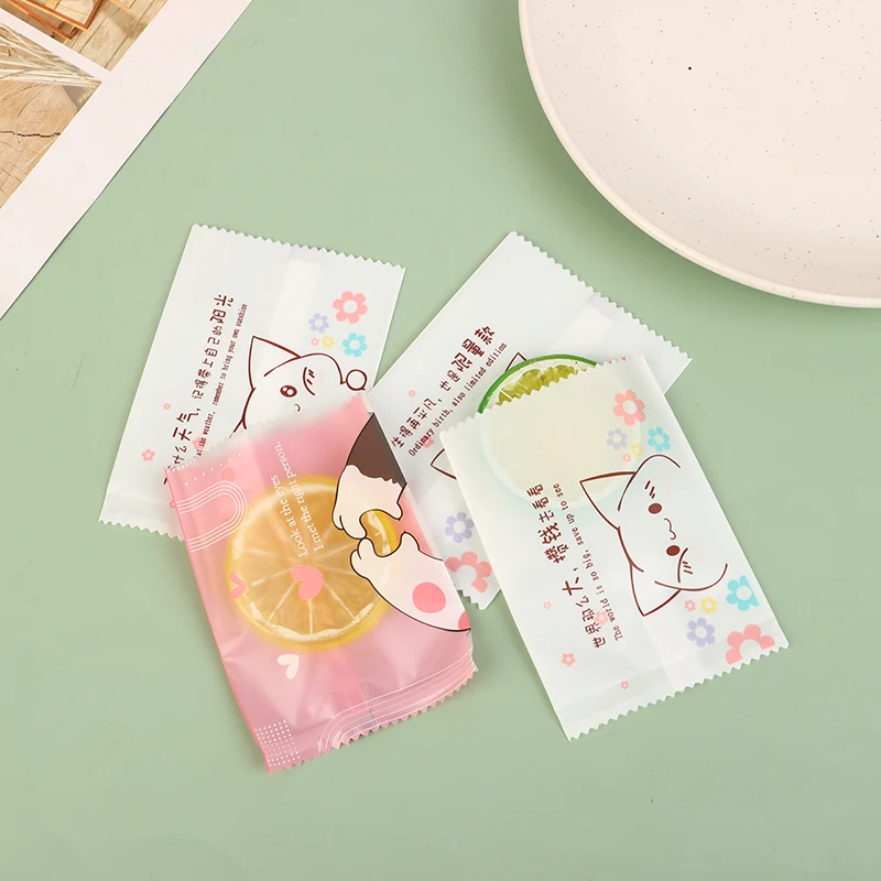 100pcs Cartoon Milk Date Snowflake Pastry Candy Bag Sealing Packaging Niujuan Sugar Cookie Machine