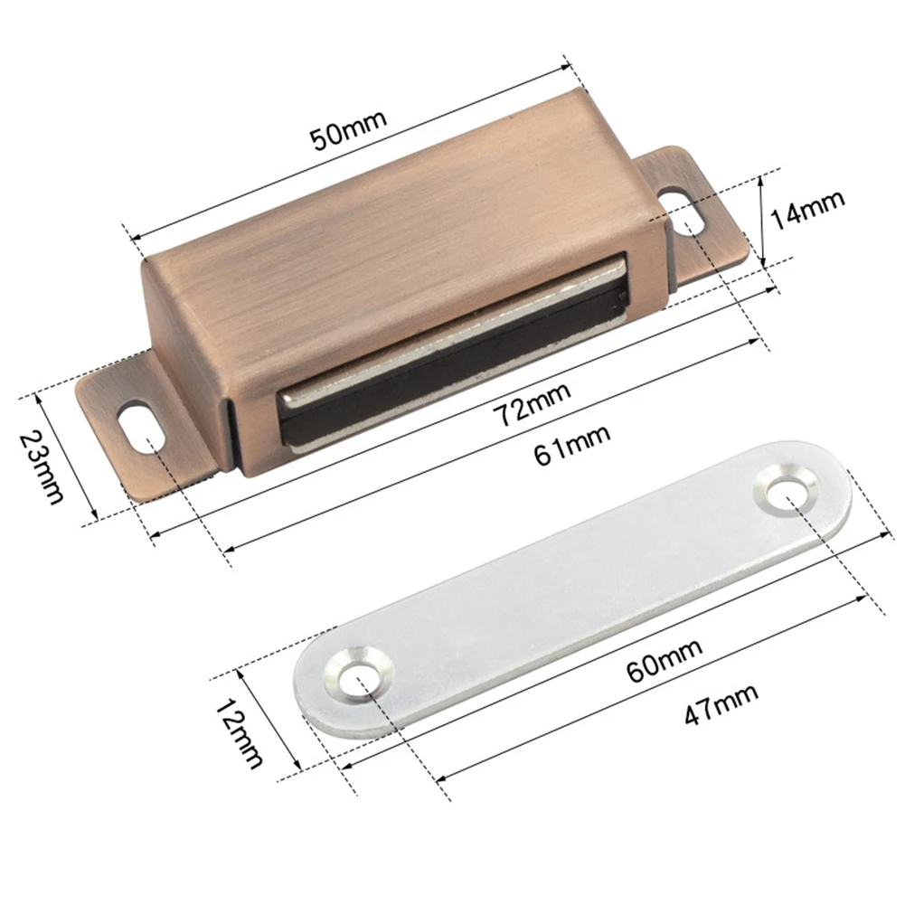 

1Pc Cabinet Magnetic Catch Cupboard Magnets Door Catch 20KG Stainless Steel For Home Dector Kitchen Bathroom Balcony