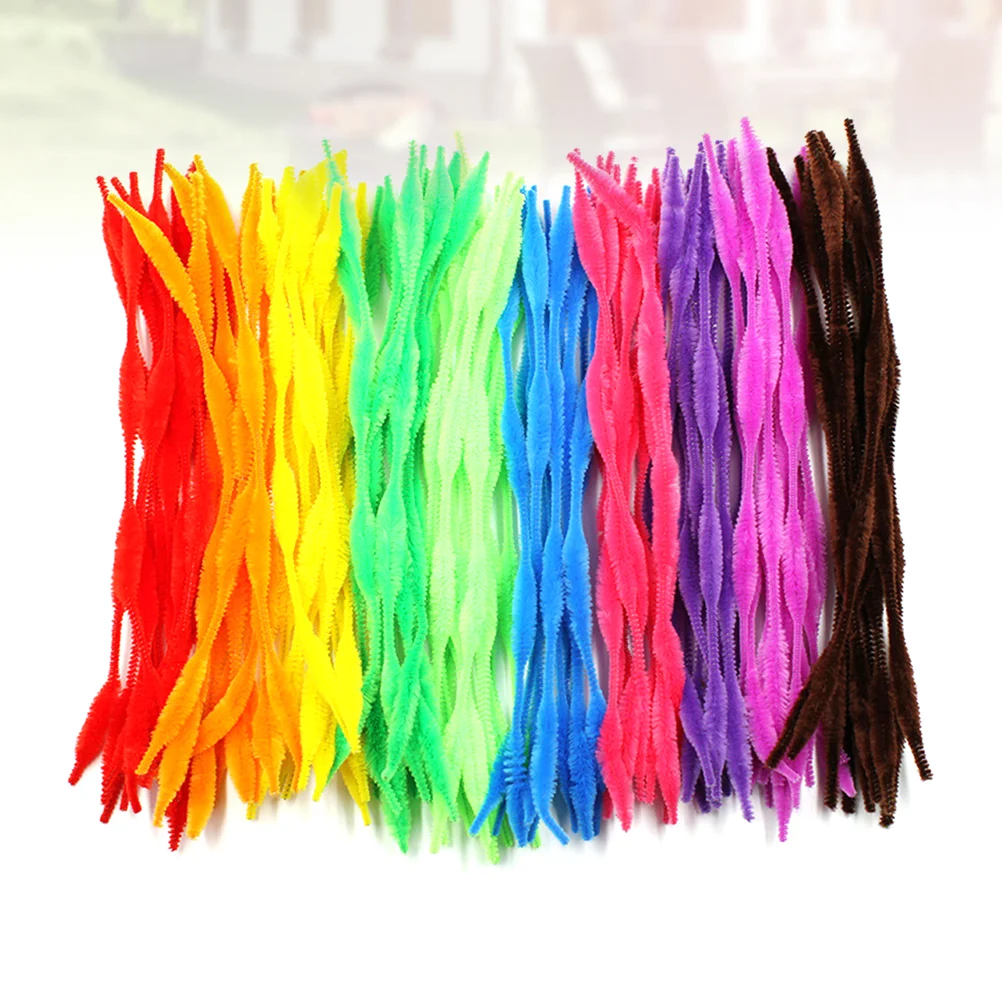 

200 Pcs De Porristas DIY Wave Twisting Rod Kids Toy Manual Craft Child