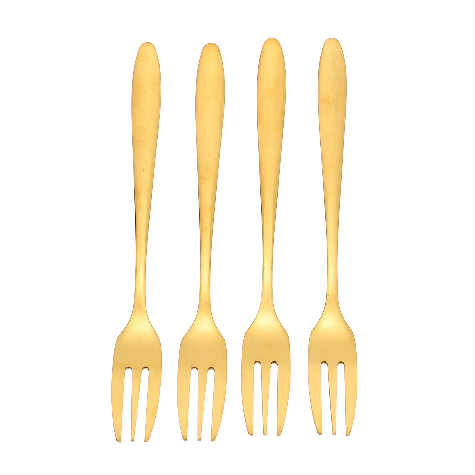 

Forks Fork Dessert Appetizer Picks Steel Stainless Salad Tastingsmall Fruit Metal Cake Dinner Cocktail Gold Serving Ice Cream
