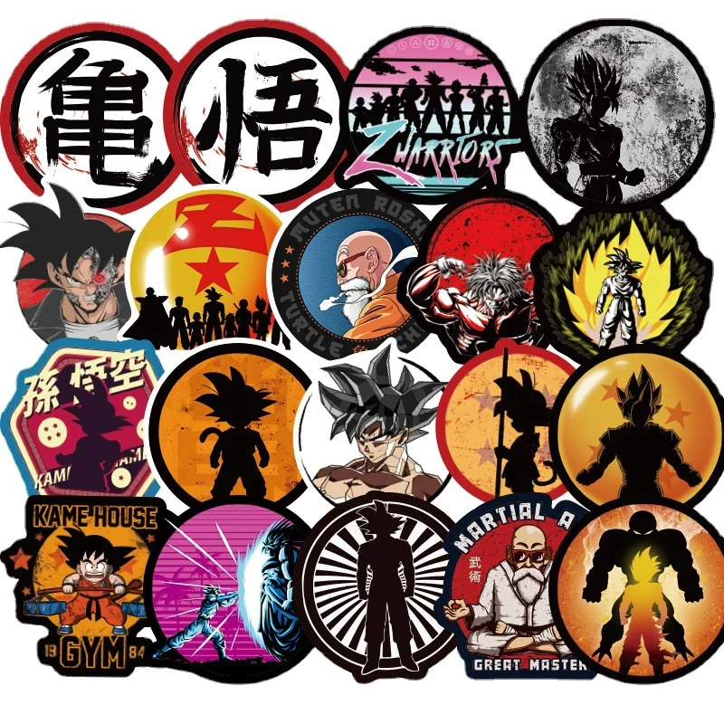 

105 Riman Seven Dragon Ball Stickers Cartoon Goku Mobile Phone Water Cup Computer Suitcase Pvc Waterproof Graffiti Stickers