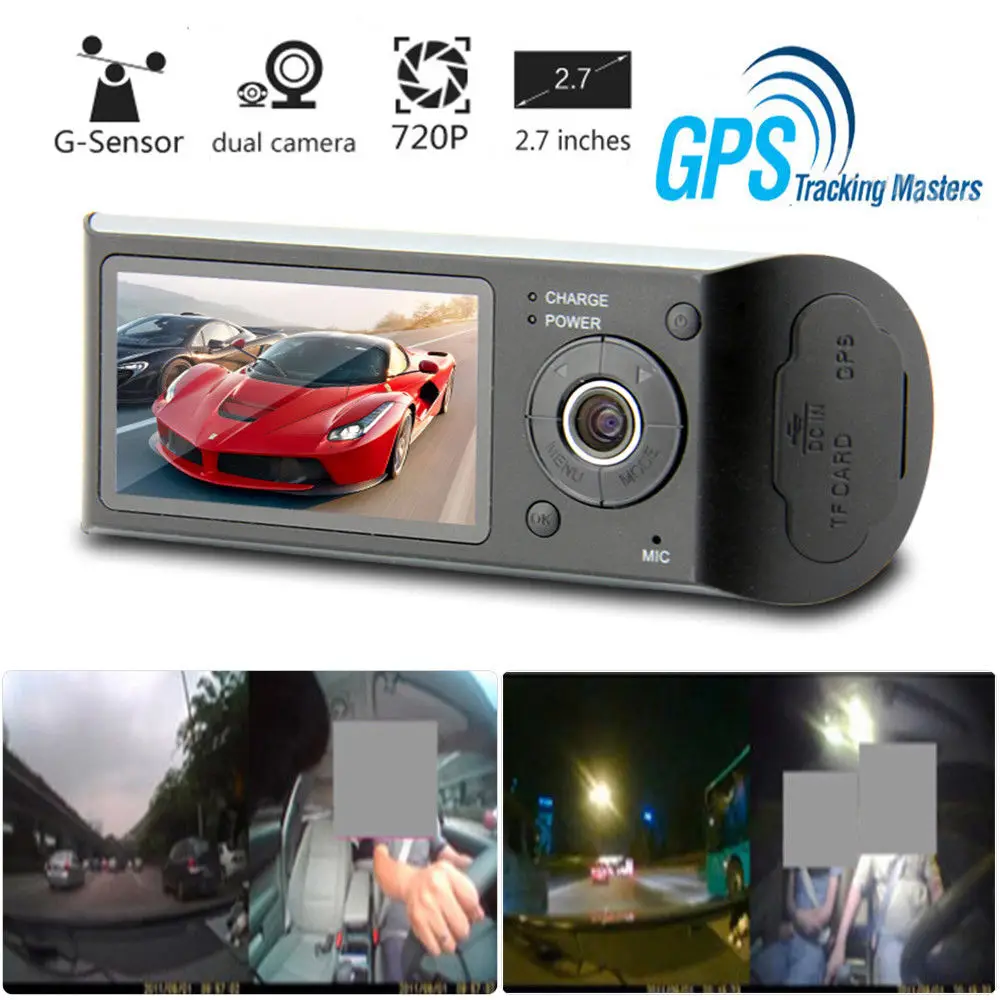 

Автомобильный видеорегистратор, Автомобильный видеорегистратор, GPS, двойная камера HD 1080P, ночное видение, двойной объектив, видеорегистратор, 2,7 дюймовый видеорегистратор, ИК