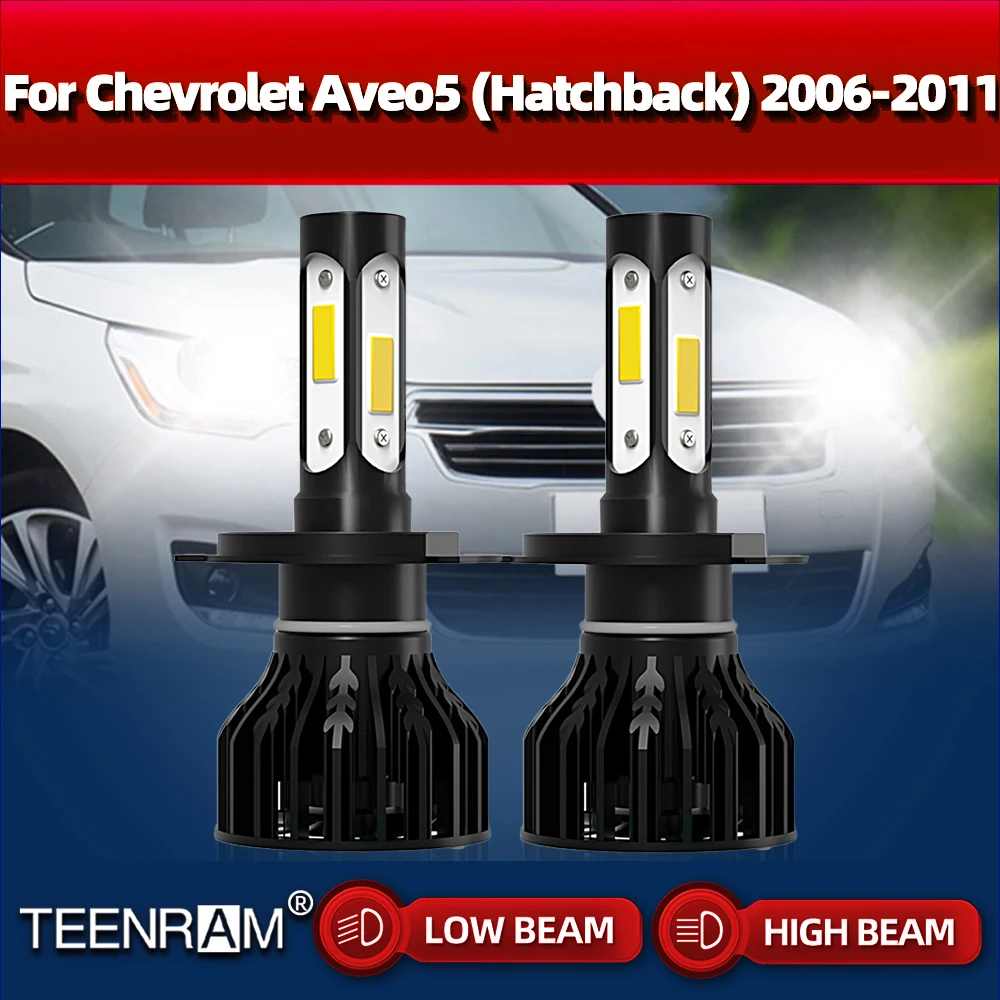 

LED Car Headlight Bulbs 20000LM Car Light 12V 6000K Turbo Lamp For Chevrolet Aveo5 (Hatchback) 2006 2007 2008 2009 2010 2011