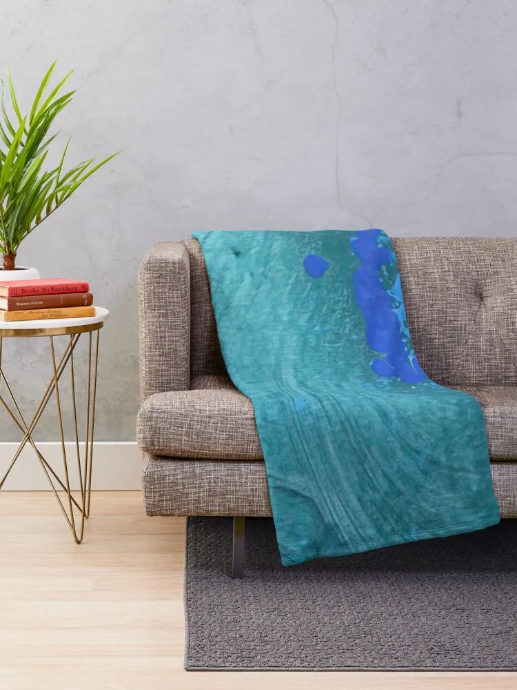 John Hoyland - Blue Moon 2006 Плед Спальный мешок Летнее постельное белье Большие одеяла