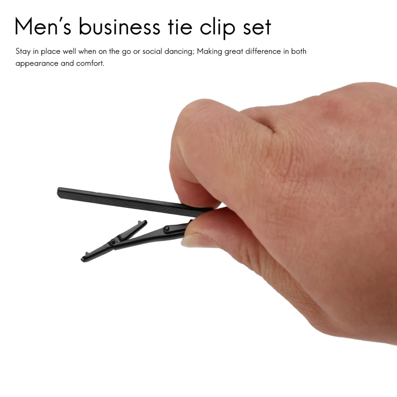 

8 шт., мужские Зажимы для галстука в коробке, цвет B: 8 шт. + галстук Cl