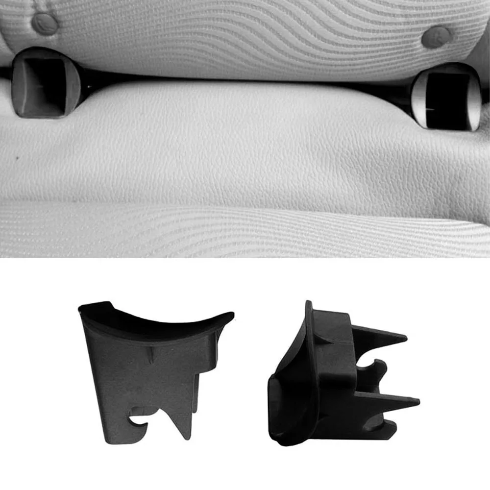 

2x Car Child Safety Seat Accessories Isofix Interface Guide Groove Finder Expansion Guide Buckle Black Universal Fastener Clip