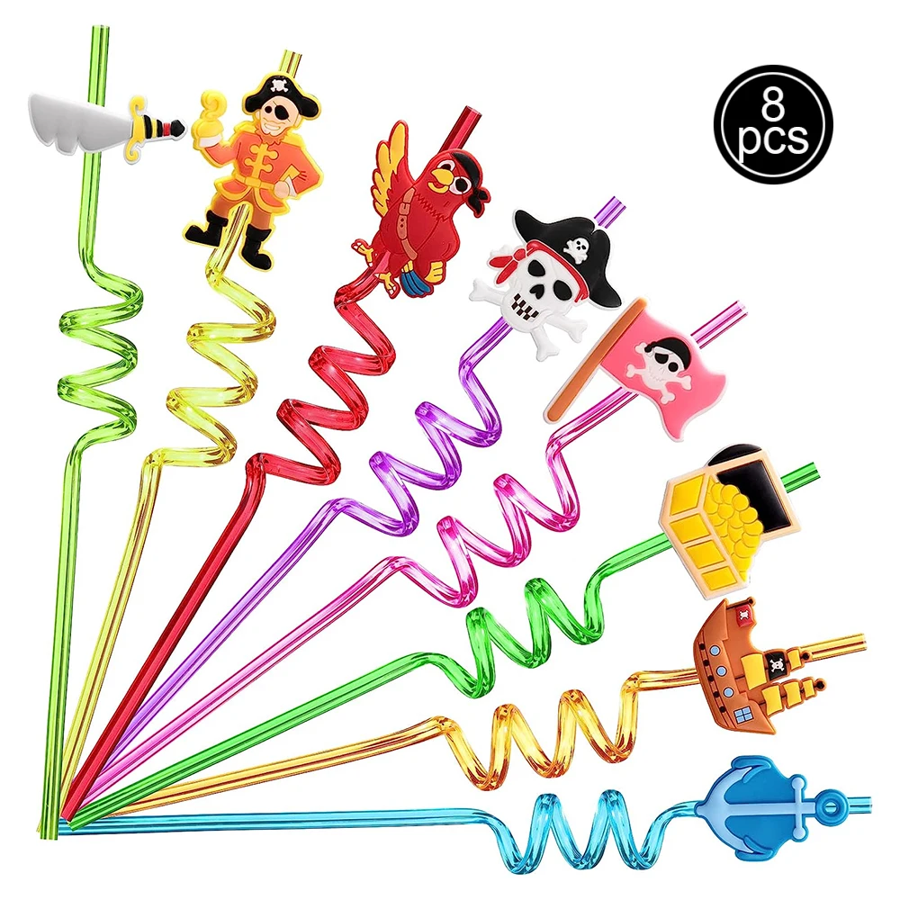 

Пиратские спиральные соломинки