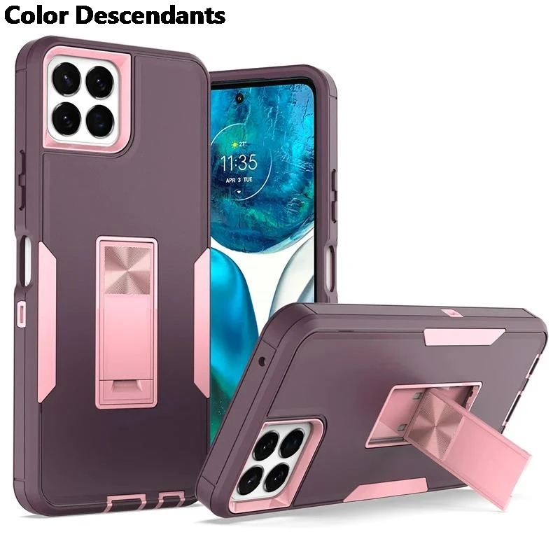 Матовый чехол-подставка для Boost Celero 5G Plus противоударный магнитный держатель