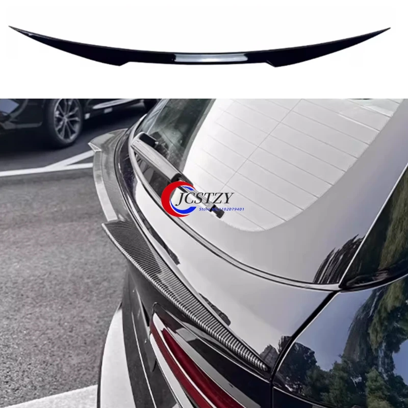 

Автомобильный задний багажник, средний спойлер, крылья для BMW X5 G05 LCI M Sport 2024, ABS, глянцевый черный, гоночная задняя крышка багажника, крыло, губа, комплекты кузова