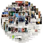 64 шт., смешанные классические наклейки для ноутбука