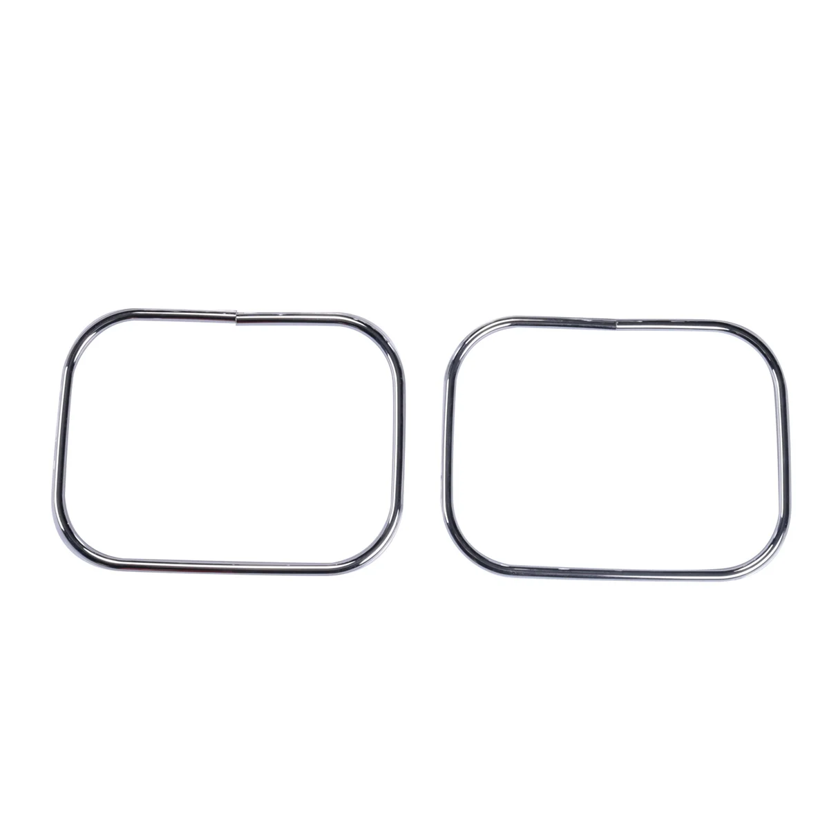 

2Pcs Car Decoration Rearview Mirror Covers Rain Eyebrow Frame Exterior for Hummer H2 2002-2005
