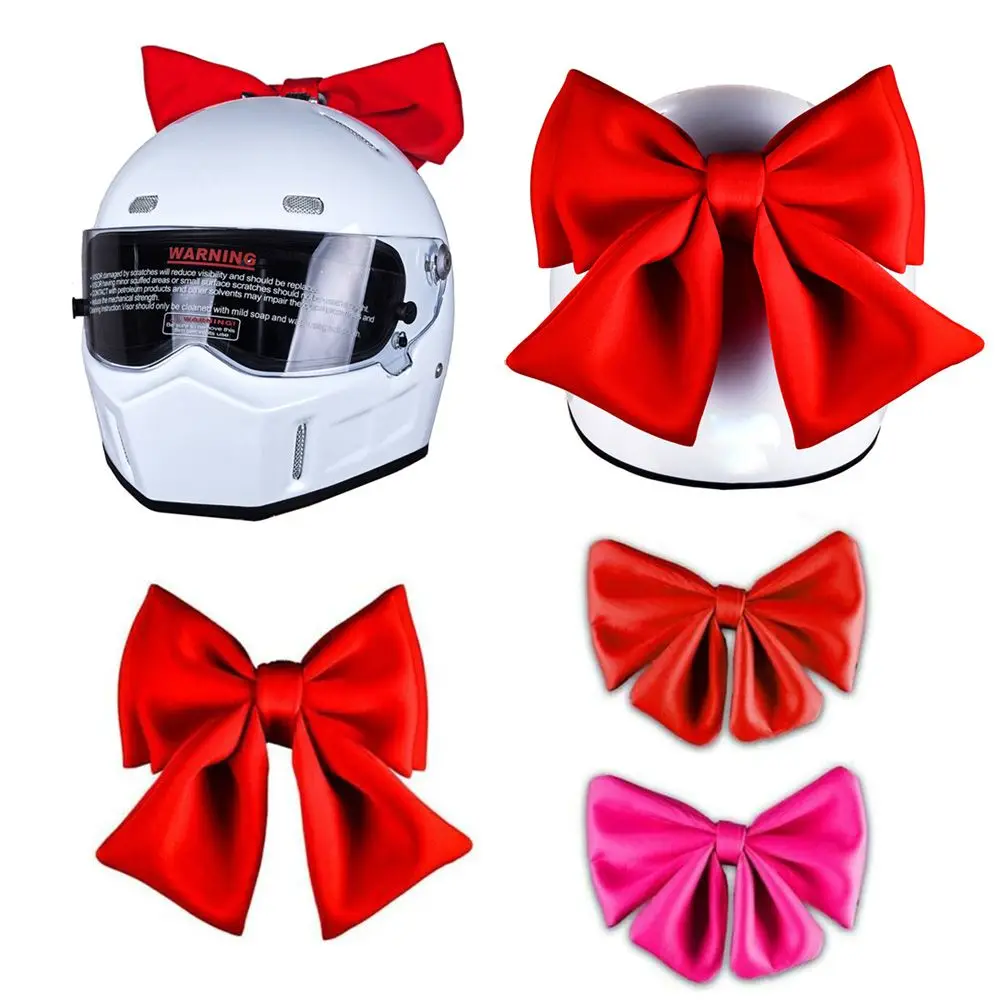 

Bow Fittings Easy Install Helmet Modeling Bowknot Motorcycle Helmet Decoration Helmet Decoration Electric Bicycle