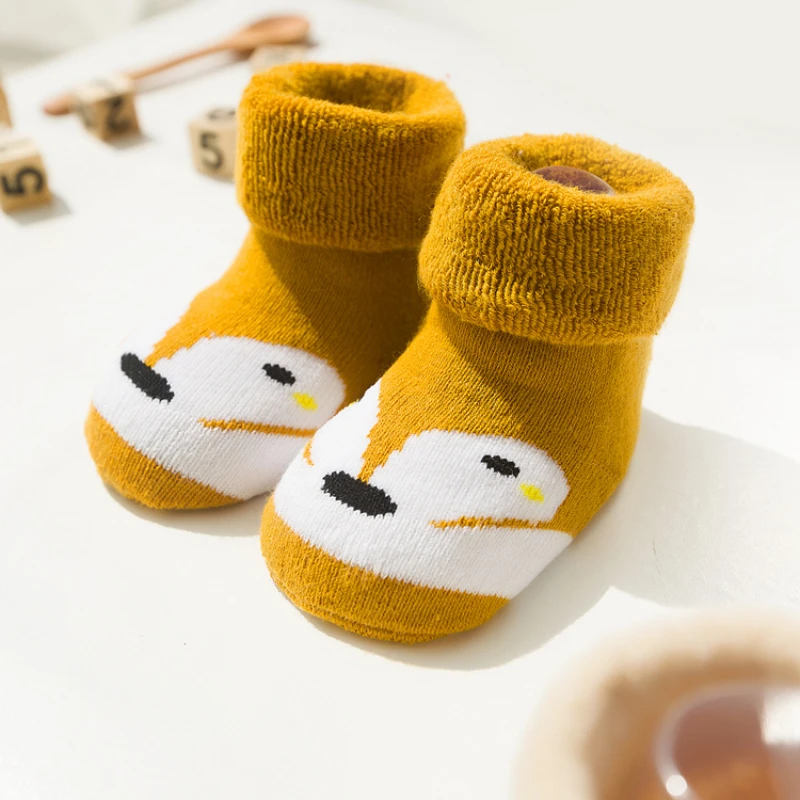 5 Pair High Quality Thicken Cartoon Comfort Cotton Newborn Socks Kids Boy New Born Baby Girl Socks