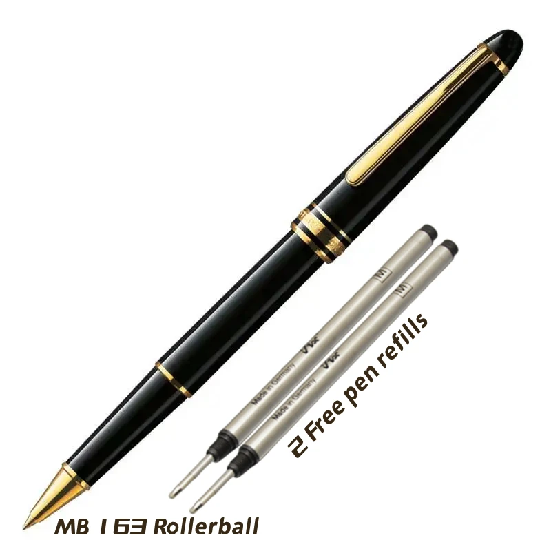 

Шариковая ручка MB Msk 163 с 2 стержнями, роскошный подарок для письма, канцелярские принадлежности из смолы, офисные принадлежности с серийным номером