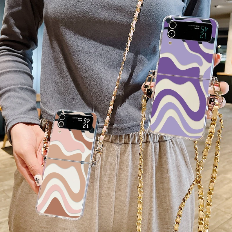 Чехол для Samsung Galaxy Z Flip4 Flip5 складной мягкий чехол из ТПУ Flip 4 5