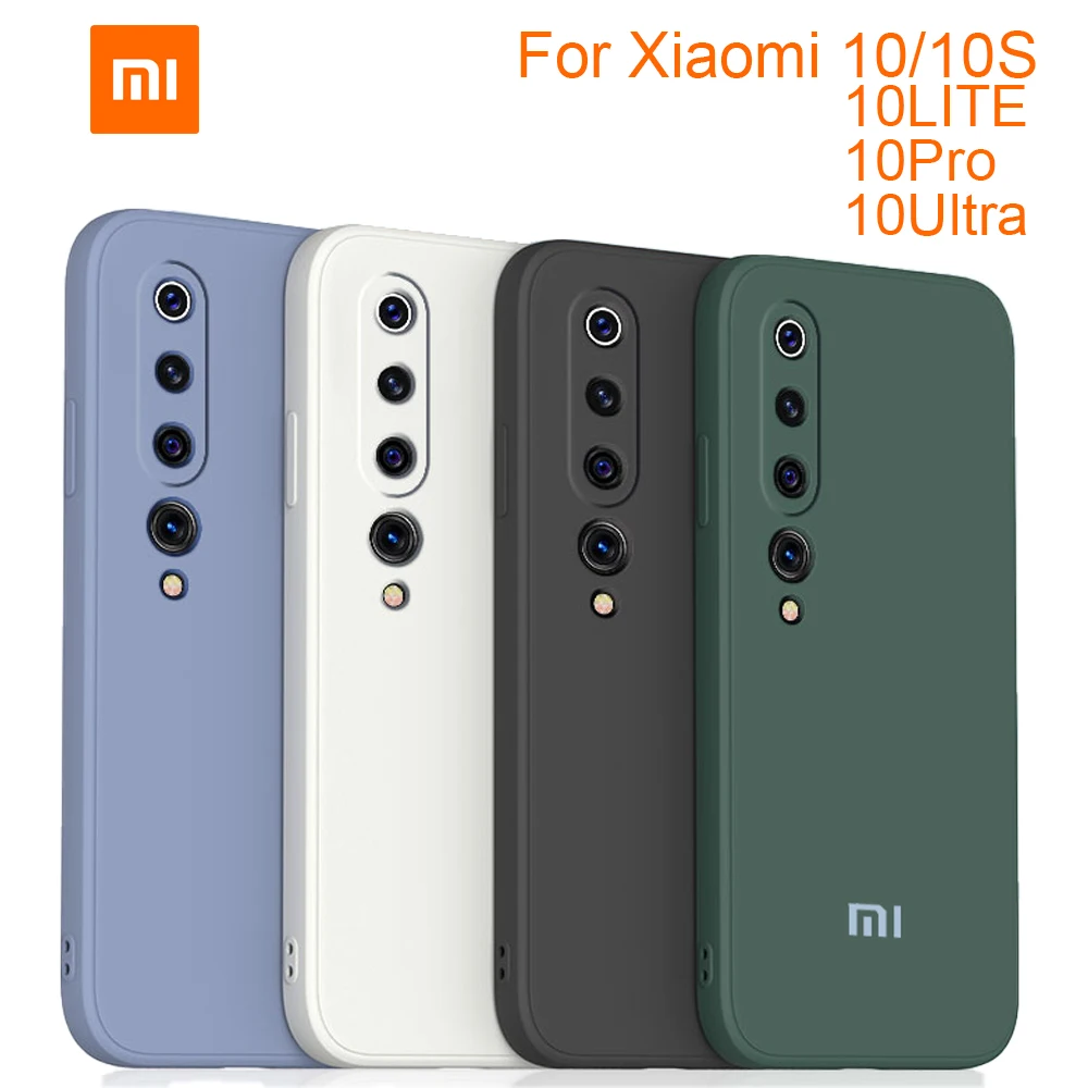 

Xiaomi Liquid Silicone Case For xiaomi MI 10 Pro lite 10S Ultra case With Logo