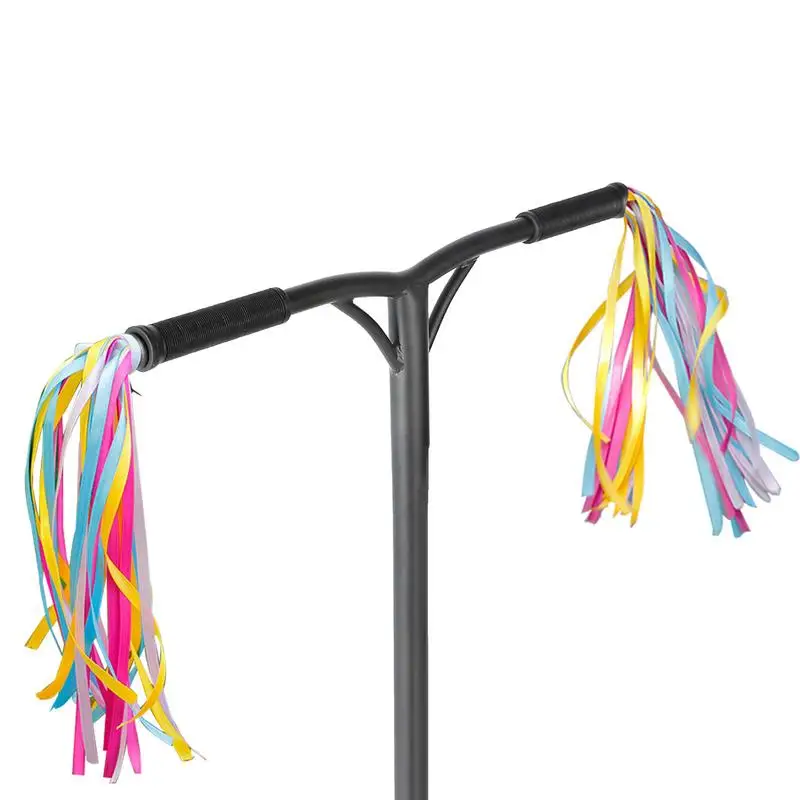 

Kids Bicycle Tassel Bicycle Handle Tassels Kids Bicycle Tassel Ribbon Decor Easy Attach To Bike's Handlebars Scooter Decorative