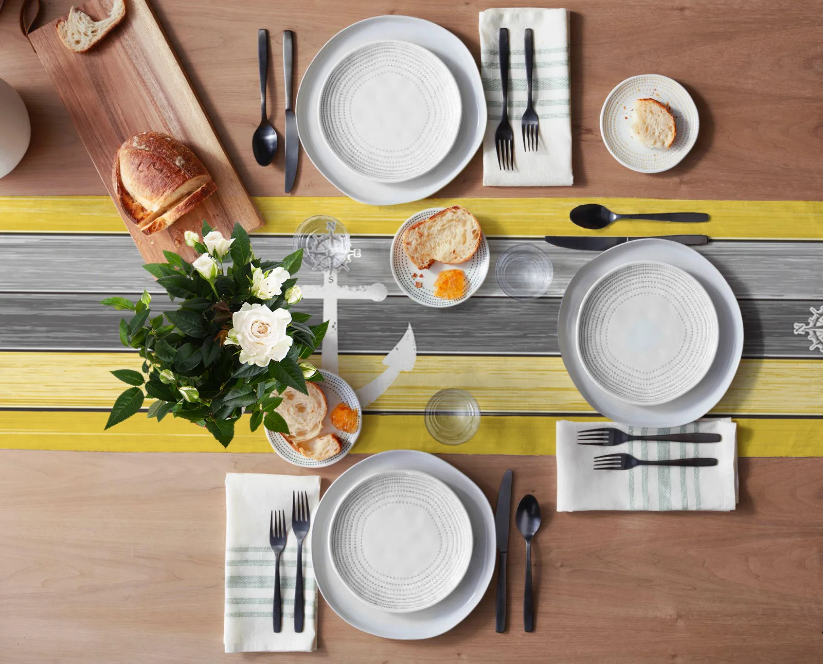 Ретро ферма сарай желто-серый градиентный кофейный столик Декор домашний декор