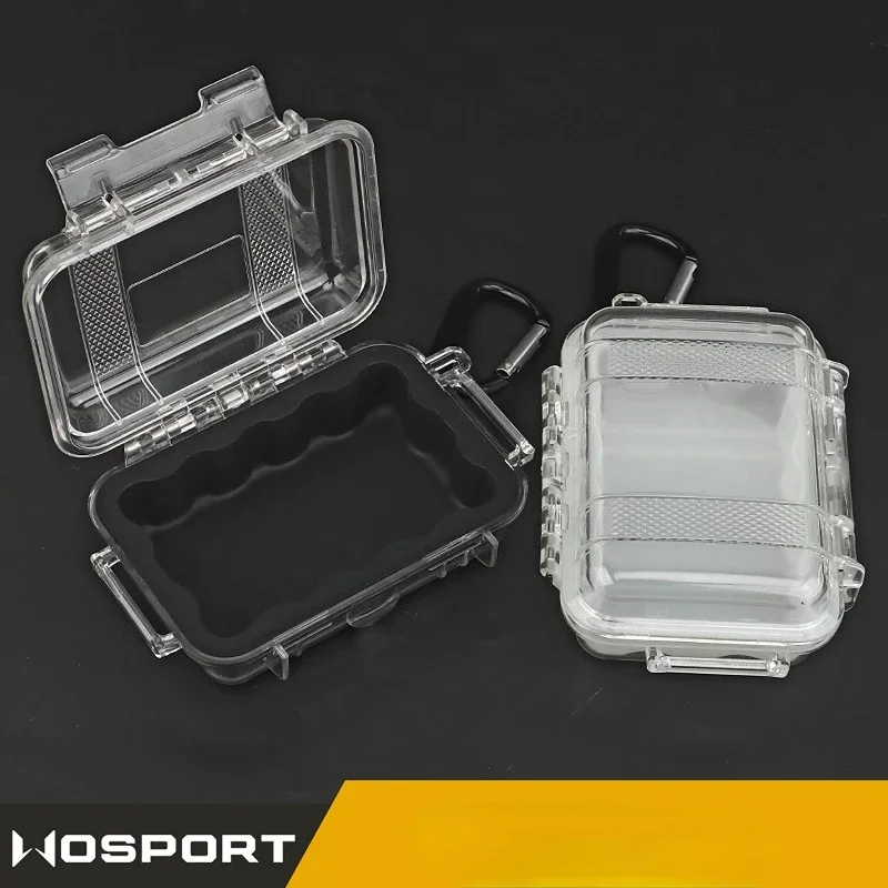 Тактический Защитный ящик из поликарбоната с карабином внешний инструмент для