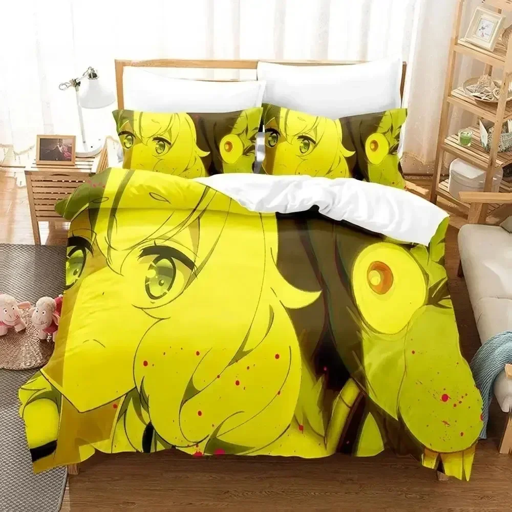 Фото Комплект постельного белья с 3D принтом Zombie Land Saga Single Twin Full Queen King Size, комплект постельного белья для взрослых и детей, комплекты пододеяльников из полиэстера для спальни №4