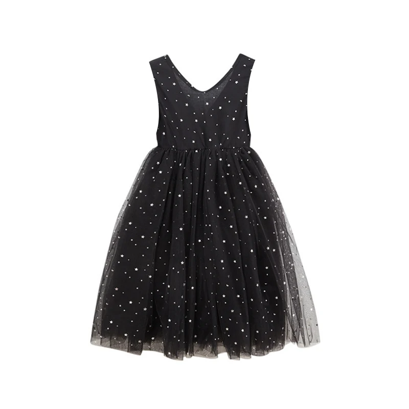 

Летнее черное платье для девочек NIGO # nigo36523