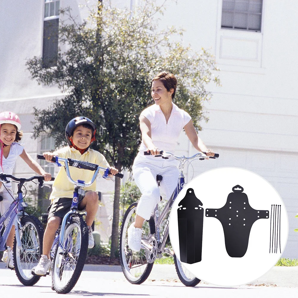 

Adjustable Mountain Bike Mud Guard Front and Rear Compatible Rope Belt