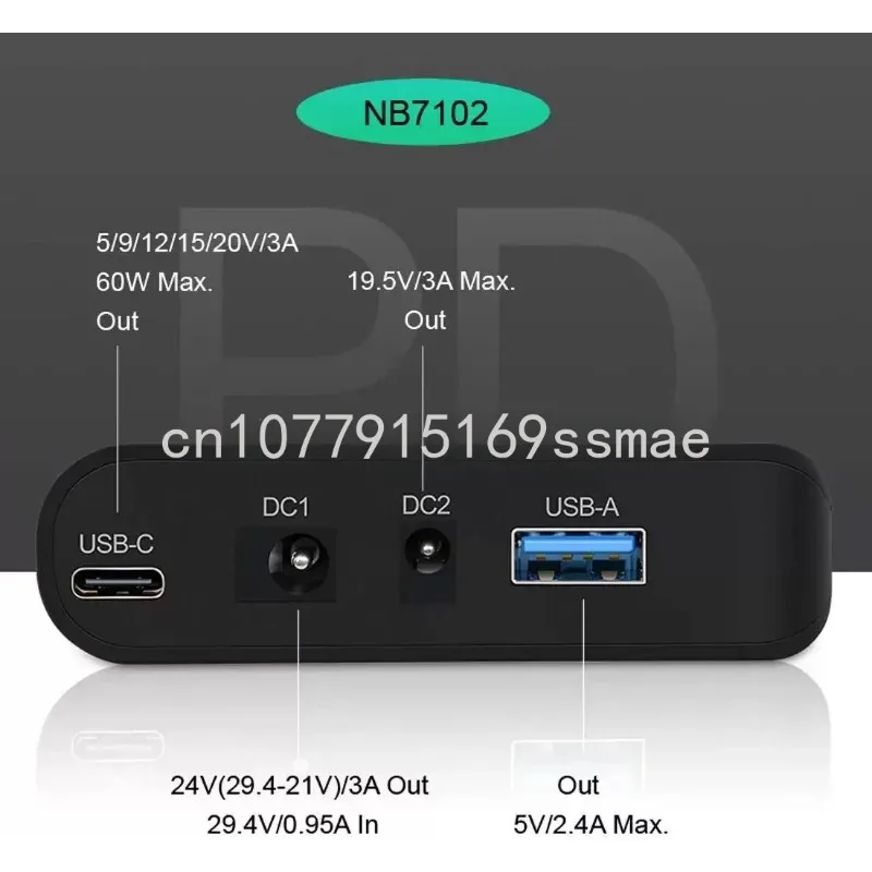 NB7102 DC USB-C 3 7 V 17500mAh 64.75Wh 18650 литий-ионная аккумуляторная батарея TalentCell комплект
