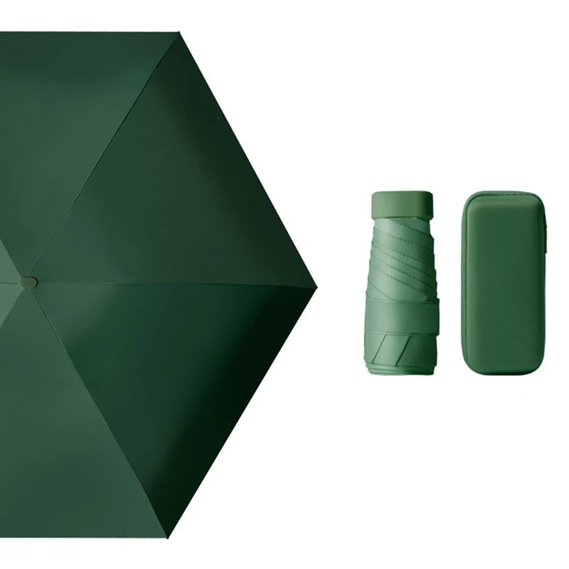 Шестикратный зонт для карт портативный карманный зонт-капсула