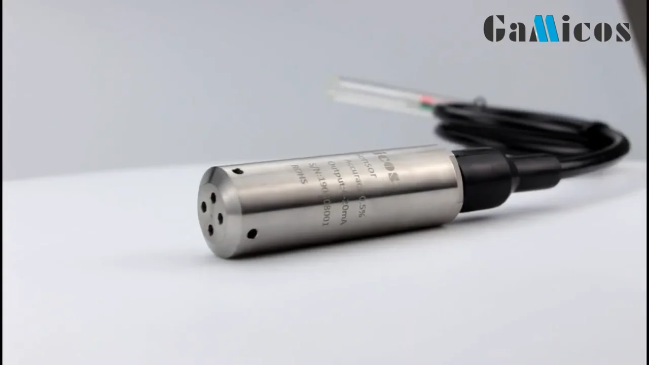 

GLT500 submersible liquid tank stainless hydraulic rs485 analog 4-20ma water level transmitter