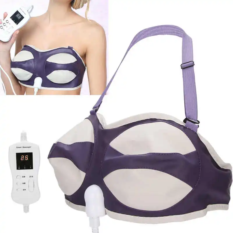 

Electric Breast Massager Bra Breast Enlargement Pump Massage Chest Lifting Machine Infrared Heating Anti Sagging Enlarge Device