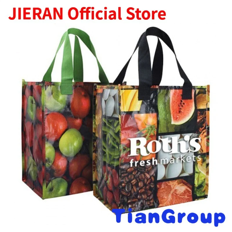 

Cheap Price Custom Logo eco bag, Printed Recyclable shopping bag, Shopping Fold Tote PP Laminated Non Woven Tote Bag