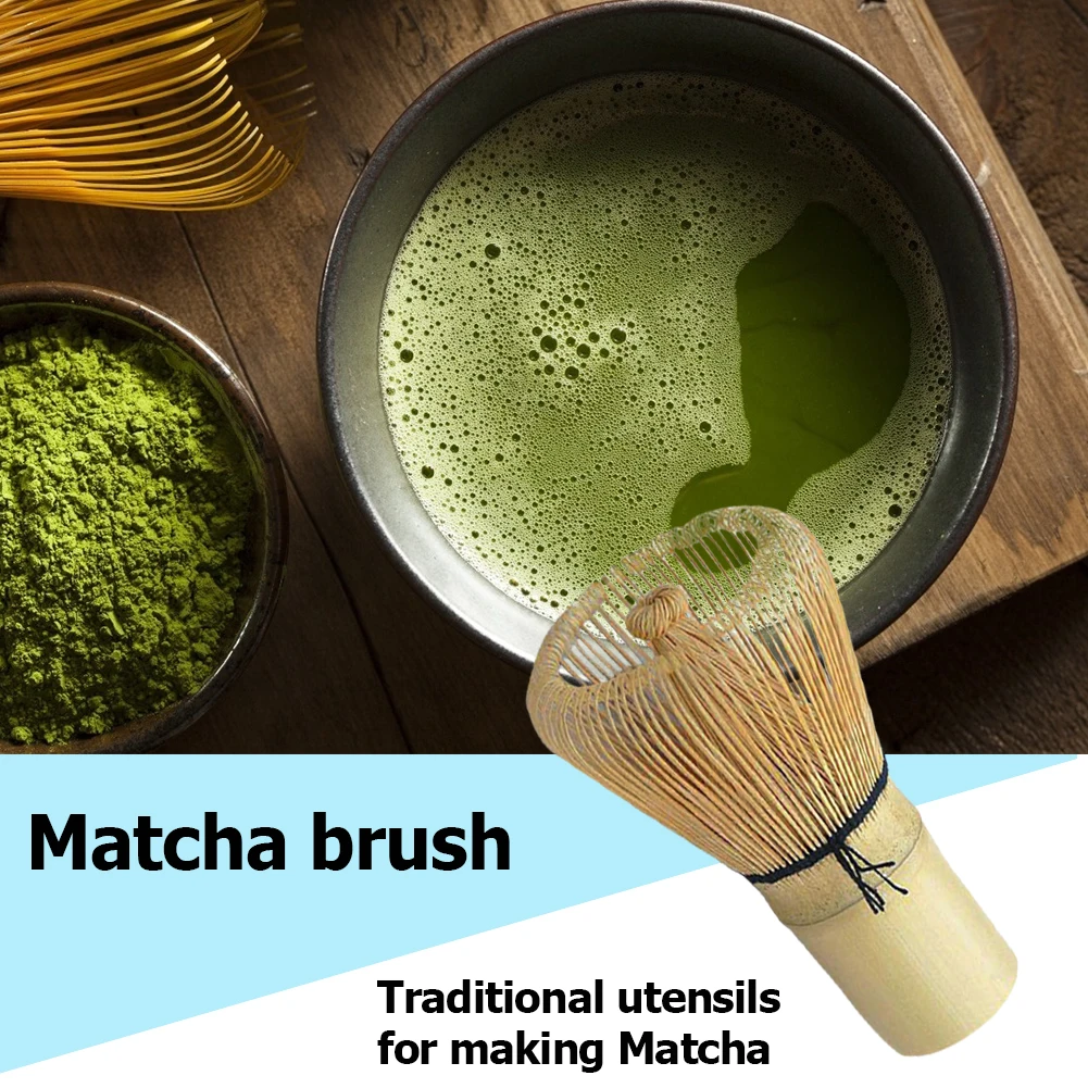 

Japanese Ceremony Bamboo 72 Matcha Powder Whisk Green Tea Chasen Brush Tools Green Tea Accessories Tea Brushes