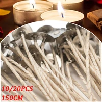 1020pcs cotton thread candlewicks for candle making with sustainers 15cm long candle making accessories