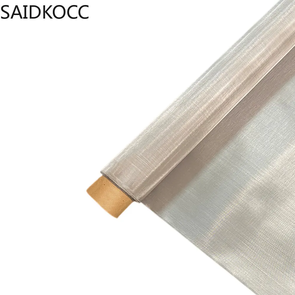 SAIDKOCC Accept Custom 0.5-600 Mesh Woven Ti titanium Wire Mesh for Electrode Hydrogen Production Electrolyzer and Laborator